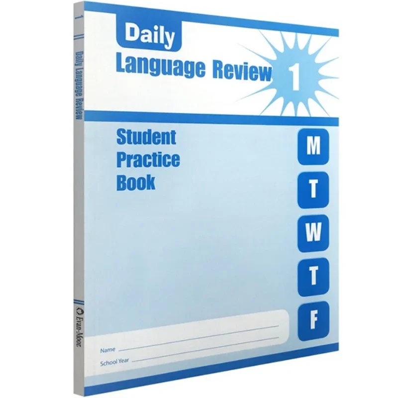 

Рабочая тетрадь Evan-Moor Daily Language Review, класс 1 SE, старая 5, 6 7 8, книга на английском языке 9781609633479
