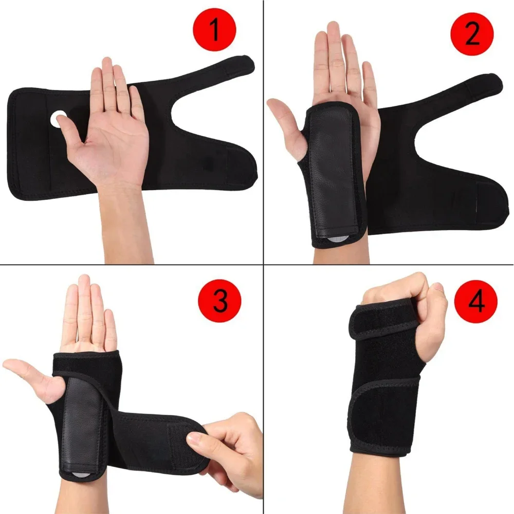 1 pz tutore per il polso stecca fascia per l\'artrite cintura carpale Tunnel supporto per il polso prevenzione della distorsione protezione