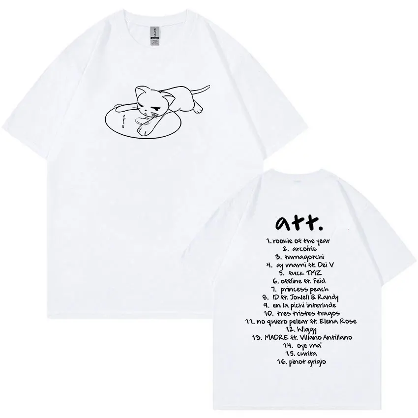 Young Miko Trap Kitty World Tour Print T Shirt Men Women Casual Fashion Short Sleeve T-shirts Harajuku Oversized Cotton T-shirt