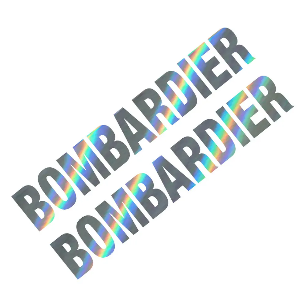 Pairs For BOMBARDIER Vinyl Decal Waterproof Premium Sticker