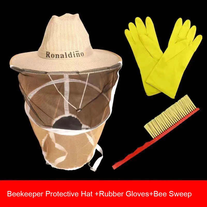 

Beekeeping Cowboy Hat Beekeeping Protector Cap Beekeeper Fly Insect Net Cowboy Comfortable Design Anti bee Hat