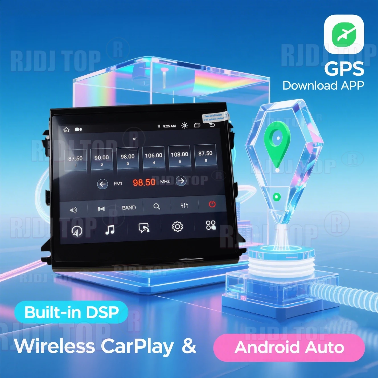 

4G LTE Android 13 For Porsche Cayenne 2010-2017 Car Radio Audio Carplay GPS Navig Multimedia Player HeadUnit Radio Tape Recorder