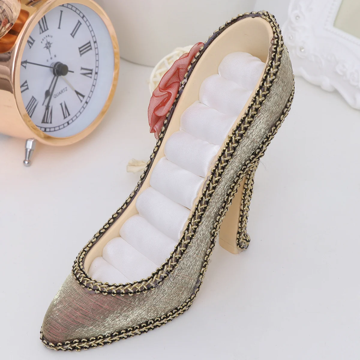 

Creative High Heel Shoe Jewelry Display Stand Organizer Rack Storage Holder For Earrings Rings Durable Stylish Functional Space