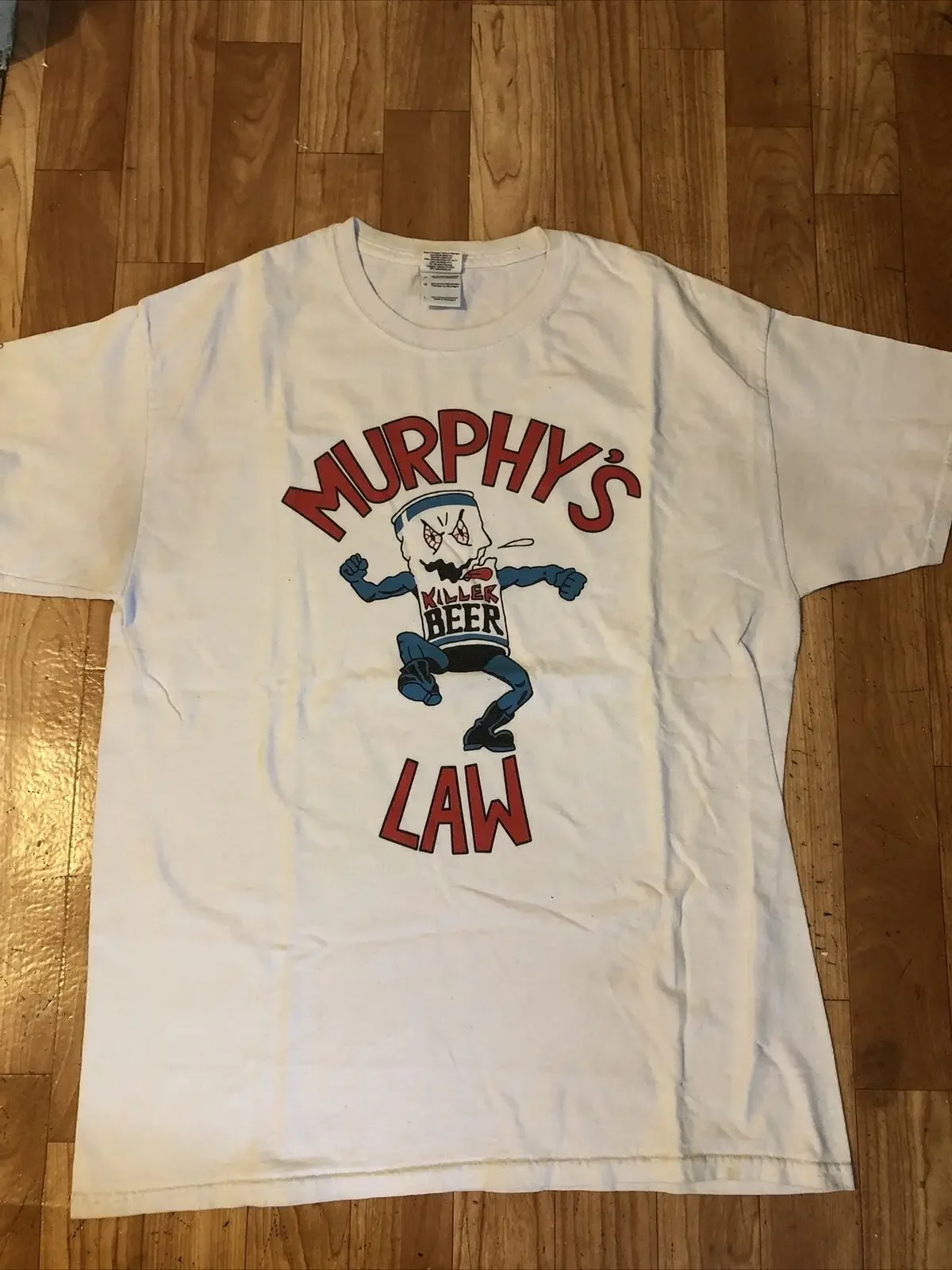 Рубашка Murphys Law VTG, прозрачная, страшная, кромаги, кремокс, мэдбол, все это надоело, DRI