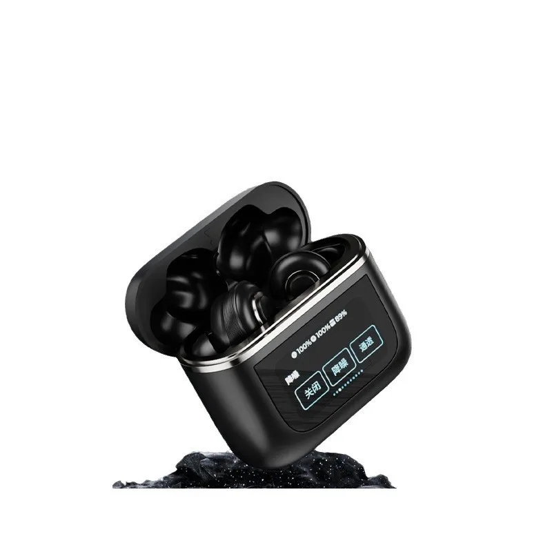 

New V8 Smart Digital Display Bluetooth Headset Super Long Battery Life Hanging Ear Wireless