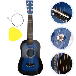 Beginner Guitar 23 Inch Small Guitar Classical Wood Guitar Musical Instrument Toy For Kids/Girls/Boys/Beginners  6-String Guitar