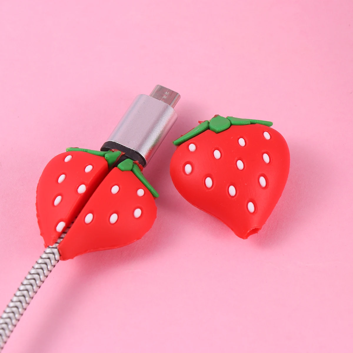 

3pcs Data Cable Protection Case USB Wire Protector Cord Saver Fruit Charging Cable Saver Design Extend Life