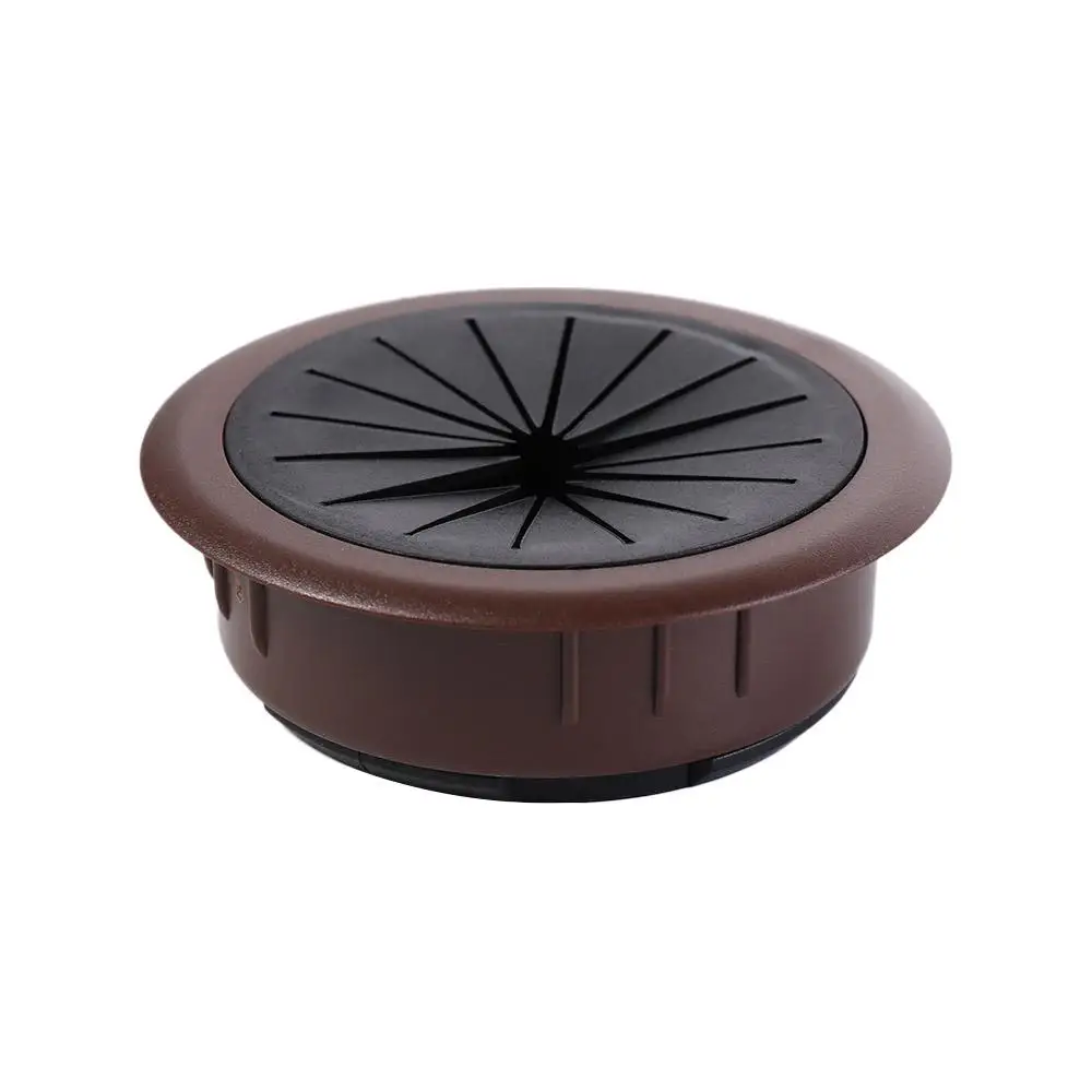 Cable Fastener Dustproof Wire Hole Covers Grommet Round Plastic Cable Hole Cover Universal 50/60MM Desk Cord Grommet Home