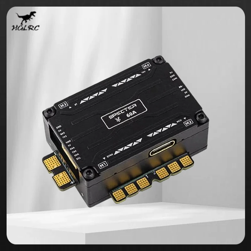 

HGLRC SPECTER F760 BOX Integrated Stack F722 MINI V2 MPU6000 BL32 60A 3-6S ESC Flying Tower STM32F722 Processor for RC FPV