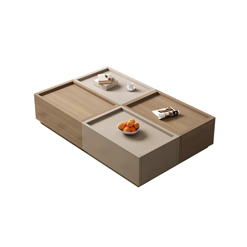 

Japanese style, solid wood, TV cabinet, coffee table, living room, household, floor, small apartment, storage