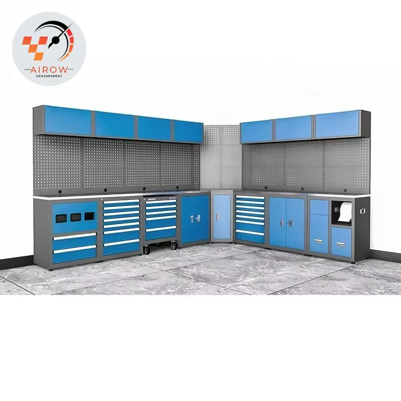 AIROW Workshop Garage Series Locker Combination Tool Cabinet Garage Storage System Cabinet with Eight Different Tool Stations