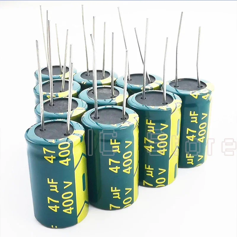 20-500PCS Aluminum Electrolytic Capacitor 2.2-6800uF 10V-450V High Frequency Low ESR Radial Capacitor