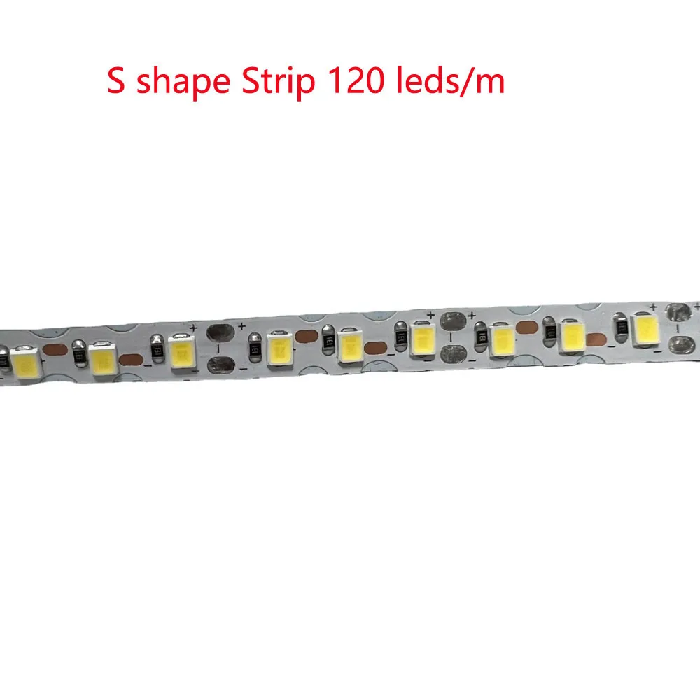 S Shape Strip 2835 5v 12v Led Flexible Foldable Soft Tape 60 leds/m Advertising Model Letter Shape Mirror Wedding
