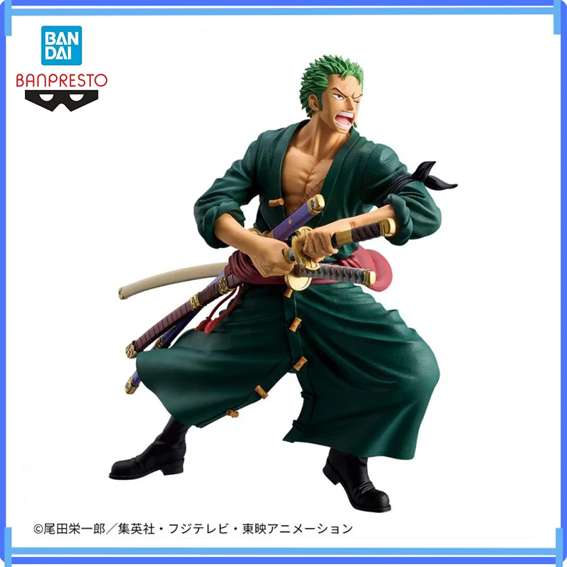 In Stock Original Banpresto Grandista One Piece Roronoa Zoro Anime Action Figure Model Boxed Toys Ornaments Gift Genuine