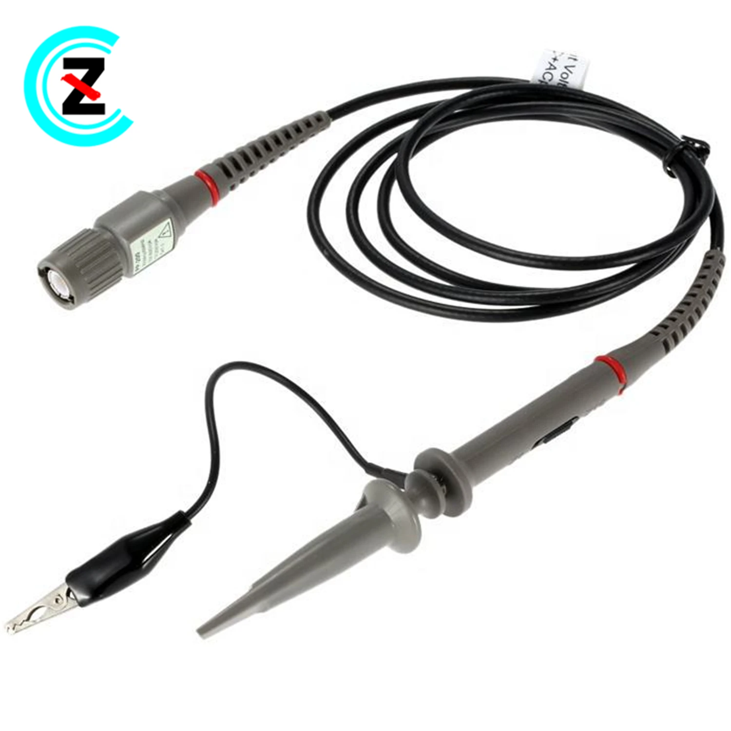 100MHZ conector osciloscópio braçadeira sonda fio de teste P6100 BNC