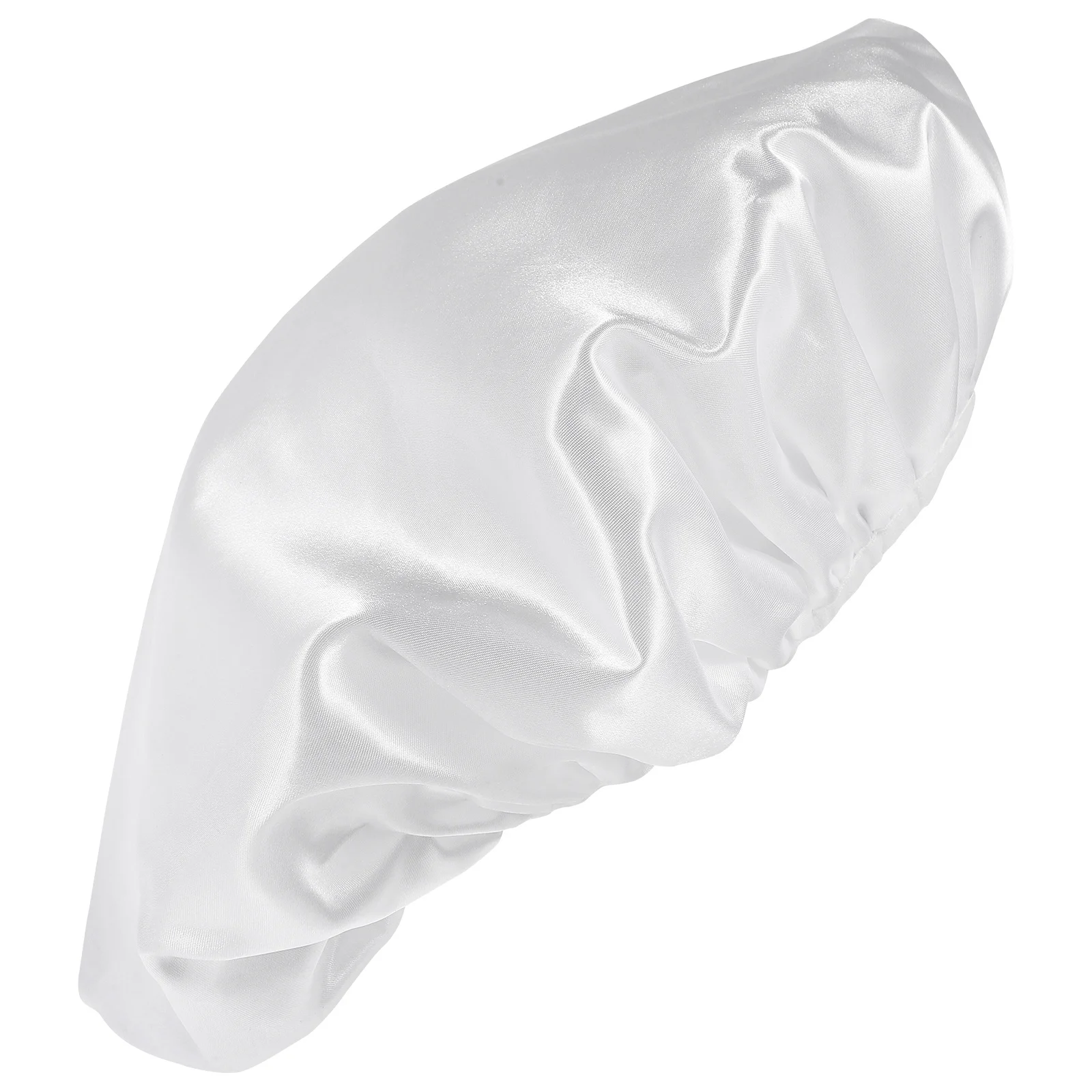 

Shower Cap Waterproof Large Elastic Satin Hair Cover for Women Bath Shower Travel Cooking Reusable Bonnet Hair Cap