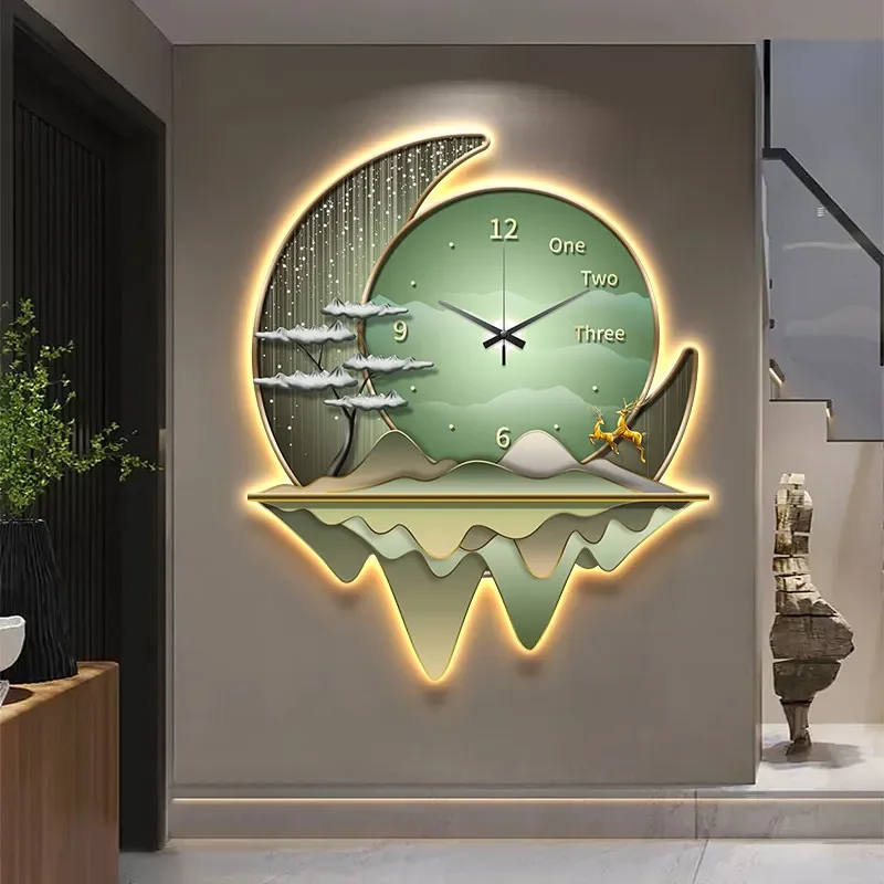 Fashion Xenomorph Wall Clocks Design Cartoon Creative Aesthetic Wall Watch Modern Interior Relogio De Parede Home Decoration