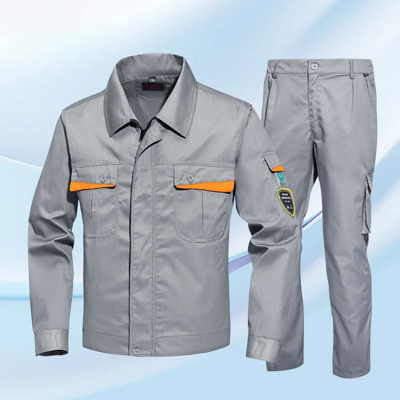 Roupas de trabalho antiestáticas, ácidos e álcalis, respiráveis, roupas de fábrica eletrônica, uniforme de oficina, macacão de trabalhador 4xl