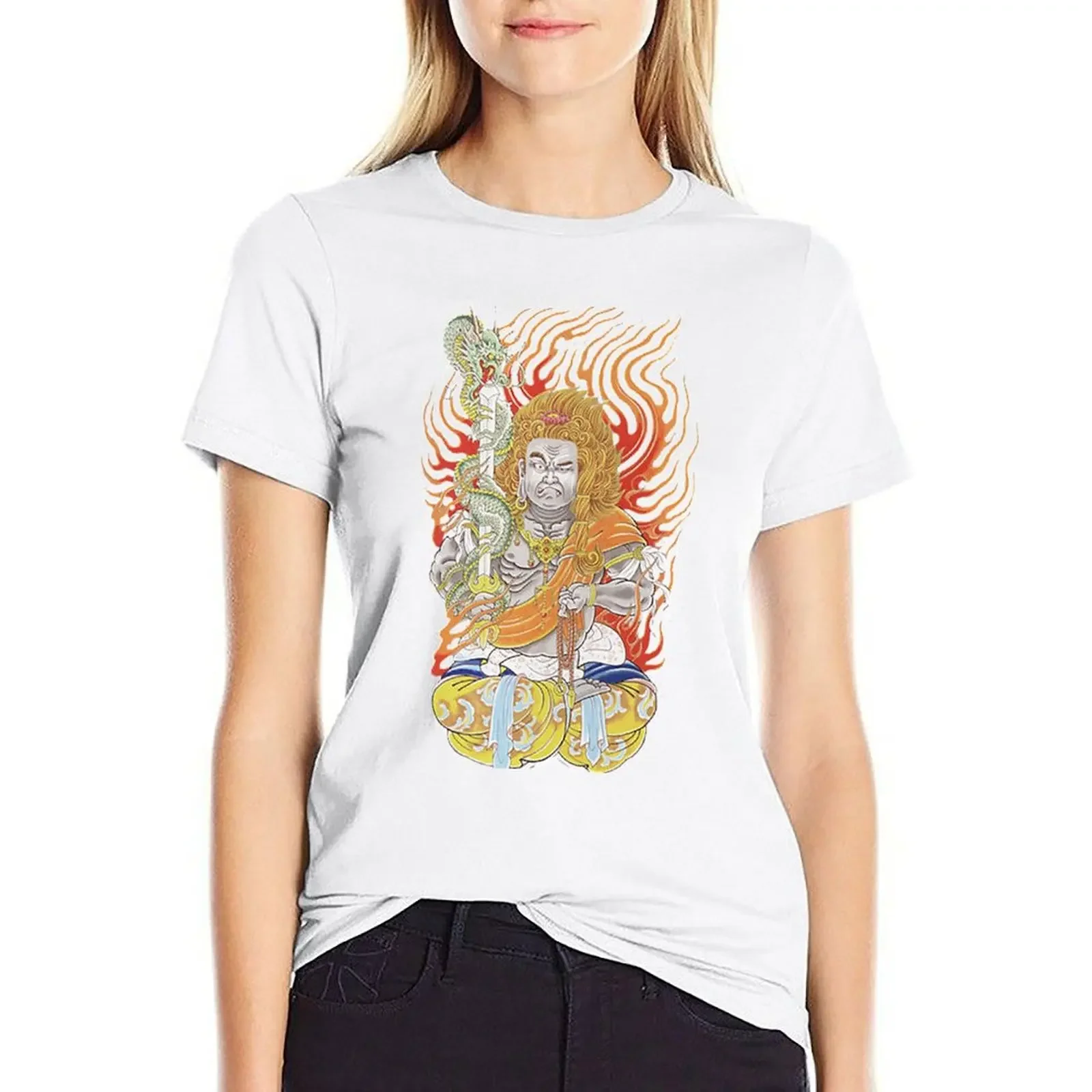 

Yakuza Daigo DojimaTattoo T-shirt summer clothes animal print shirt for girls funny t shirts for Women