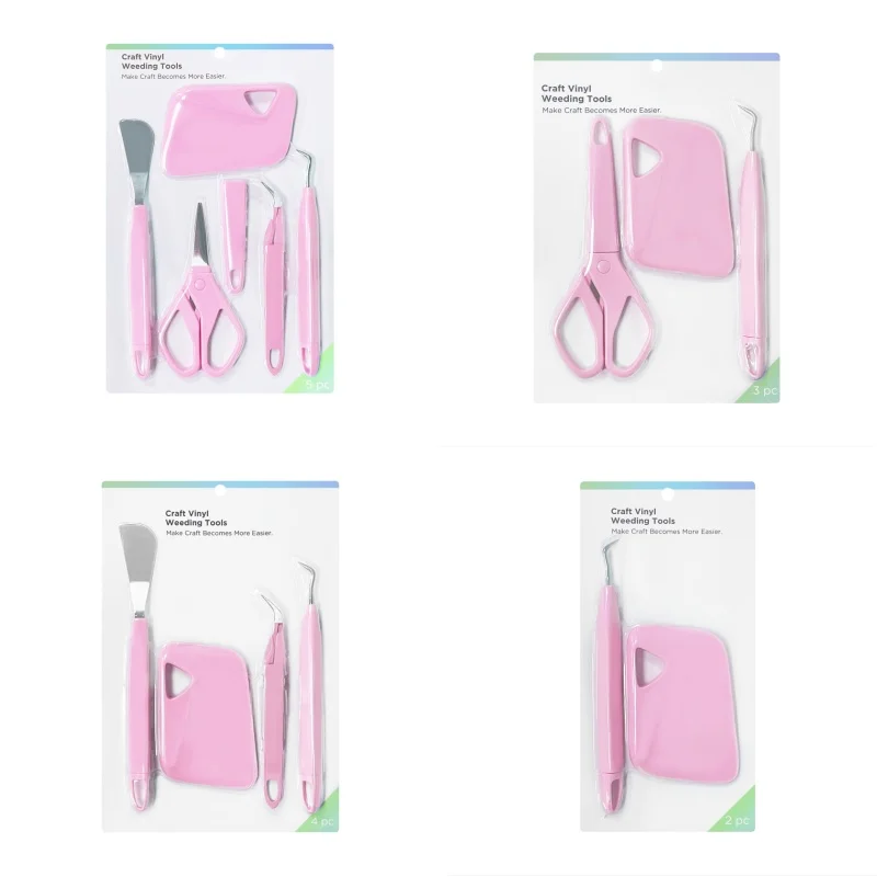 Pink Stainless Steel Vinyl Weeding Tools, Suitable for Cricut and Silhouette Siser & Oracal, for Vinyl Weeding