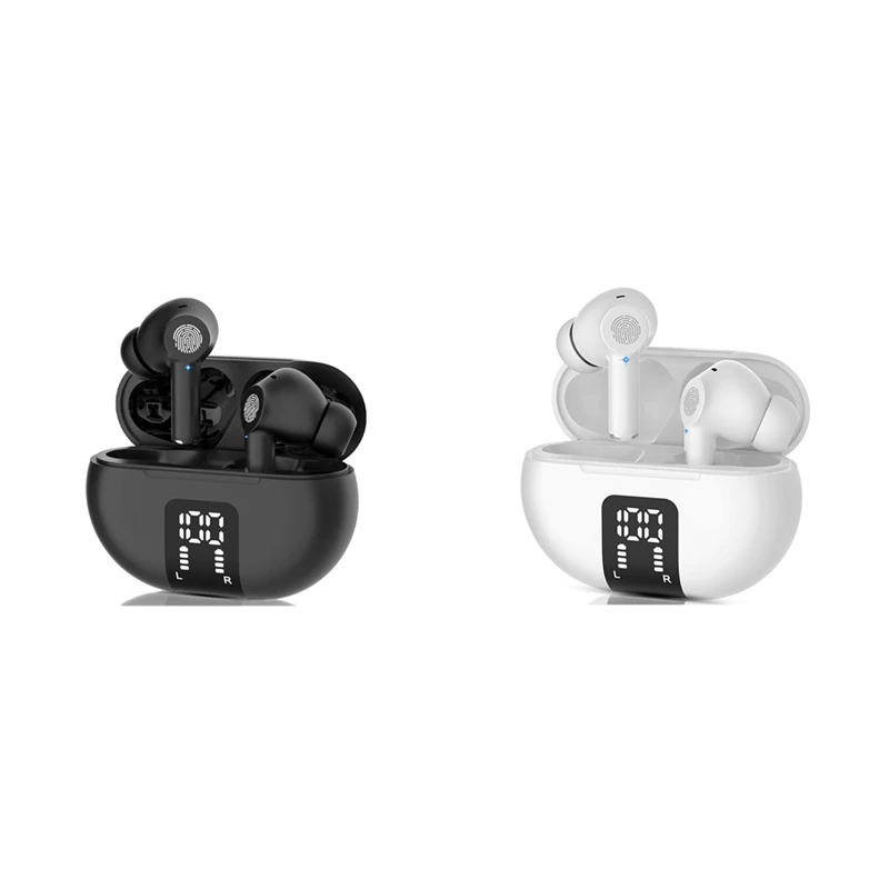 Fones de ouvido de tradução inteligente Bluetooth M10 suporta mais de 100 idiomas de tradução instantânea para viagens, negócios e aprendizagem