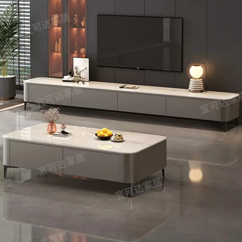 Modern Decoration Coffee Table Aesthetic Space Saving Luxury Side Table Living Room Industrial Mesa Auxiliar Home Furniture