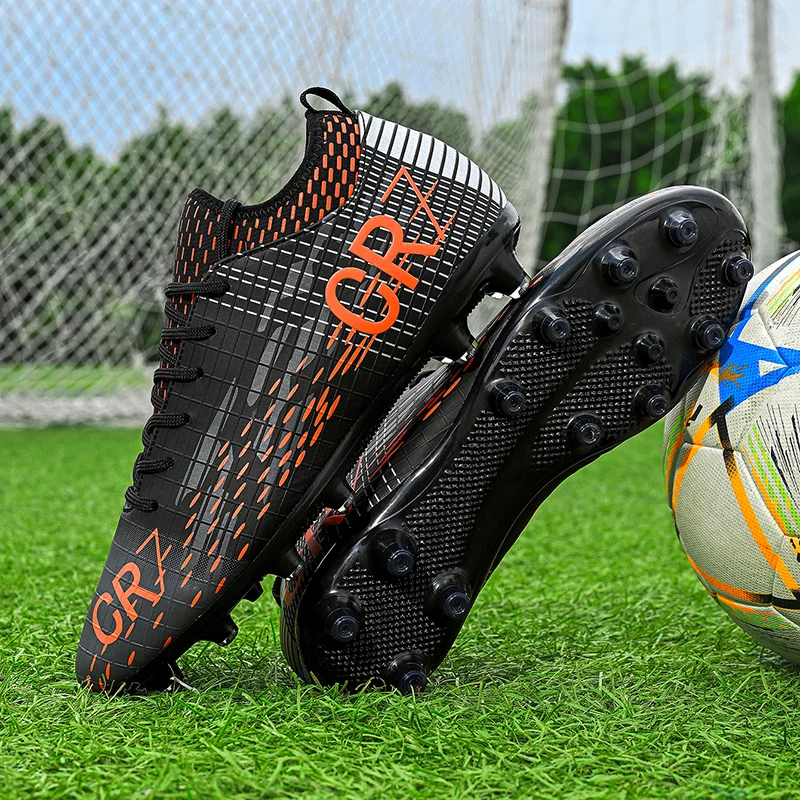 CR7 Football Boots Low-Top Training Shoes Men's Women's Long Nails Professional Competition And Training Shoes