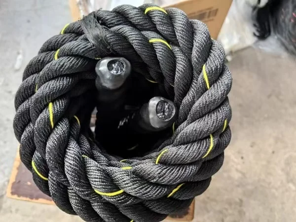 38mm Nylon Battle Rope Custom Length Gym Heavy Weighted Jump Training Rope