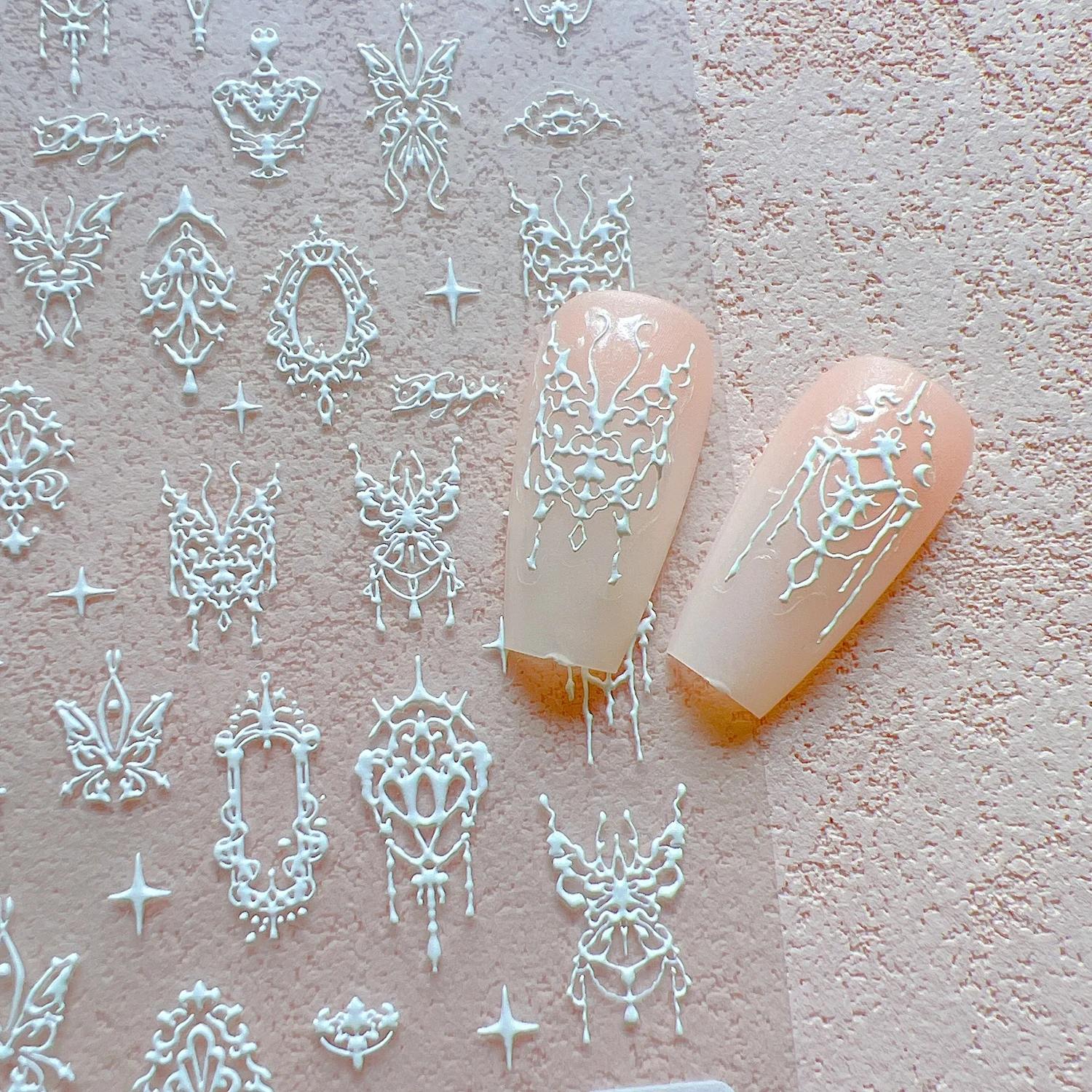 1 шт., лист-наклейка для дизайна ногтей