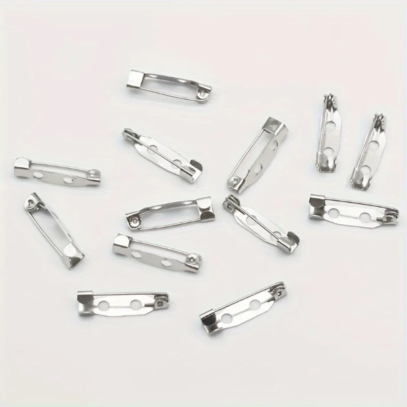 

Safety Pins 20pcs - Brooch Back Safety Buckle for Jewelry Handicrafts DIY Production