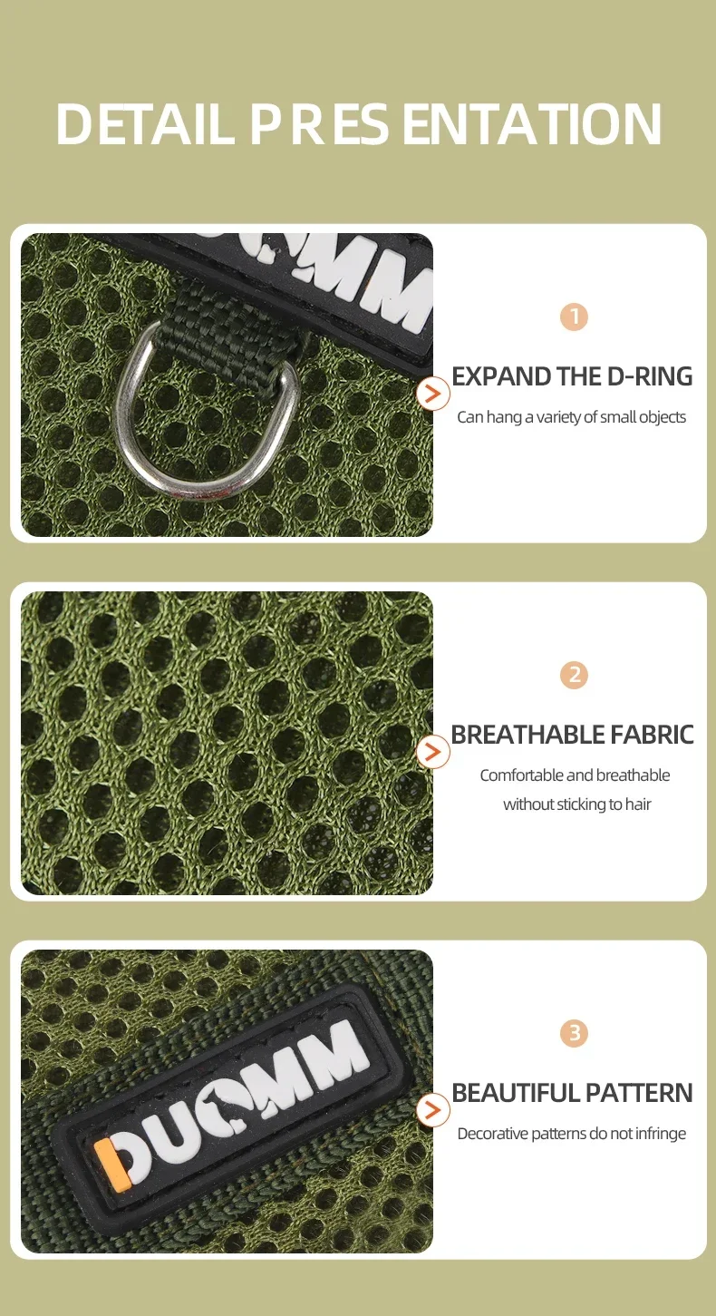 New Dog Chest Strap Dopamine Pet Chest Strap Reflective and Breathable Pet Traction Rope Pet Supplies