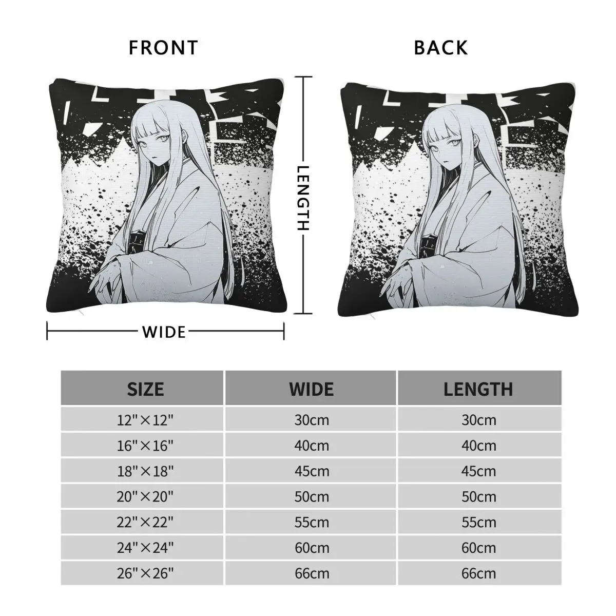 Frieren Beyond Journeys End Square Pillowcase Cushion Cover Pillow Case Throw Pillow Cover for Home Sofa Living Room