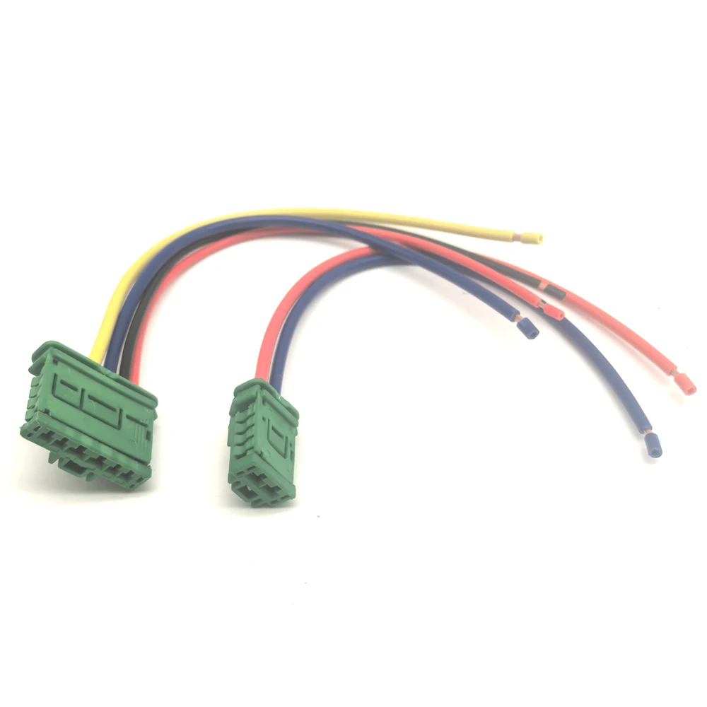 OE: 7701048390 7701207718 6441.L2 سخان السيارة منفاخ المقاوم + موصل/سلك لسيتروين C2 C3 C5 بيجو 406 107 207 607