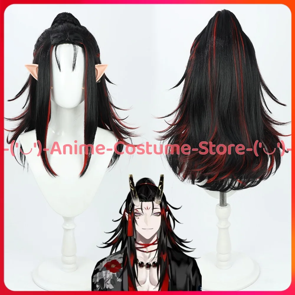 

NIJISANJI VTuber Vox Akuma Passionate Old Man Demon New Outfit Cosplay Wig Anime Character Halloween Carnival Party Costume Wigs