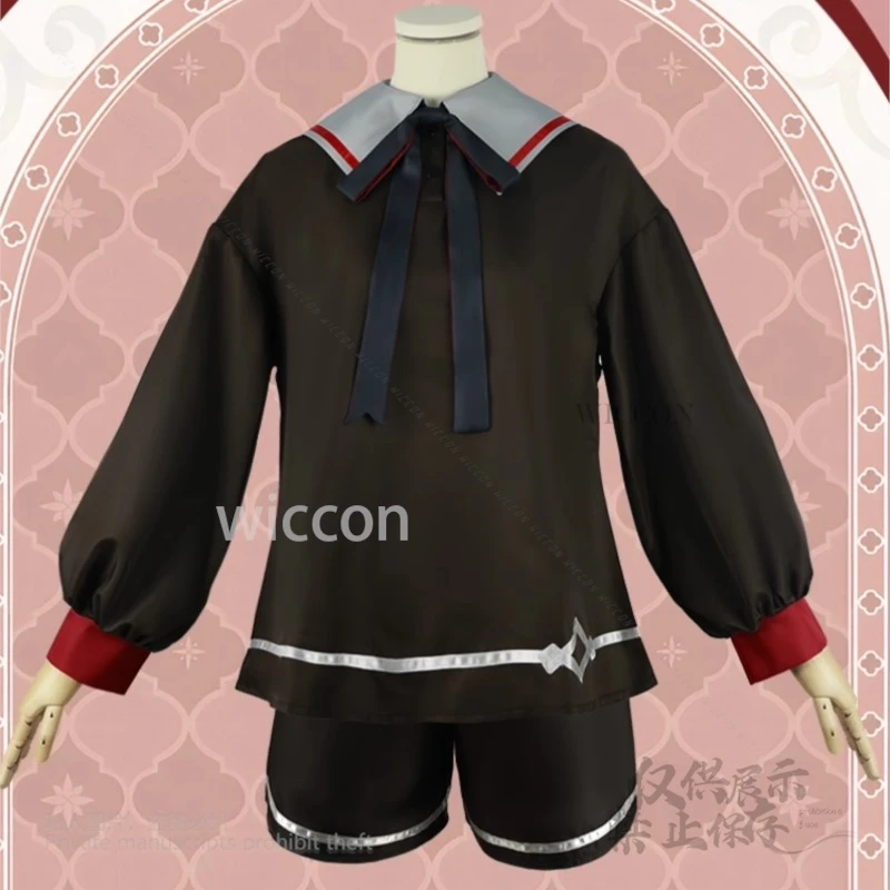 ゲーム原神アルレッキーノ・クレヴィ幼児コスプレ衣装仮装ウィッグ女性ガールズトップパンツ衣装ハロウィンパーティー