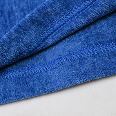 Herbst-Winter Blaues Chenille-Kinderbekleidungsset für Jungen und Mädchen Geschwister-Outfits Modische Kinderkleidung – Detail 22