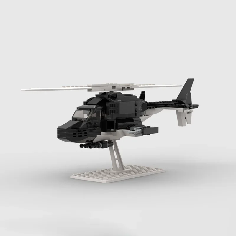 Serie militare YcMoc Building Blocks Special Ops elicottero Mini Airwolf modello tecnologia mattoni giocattoli per aeroplani fai da te per bambini