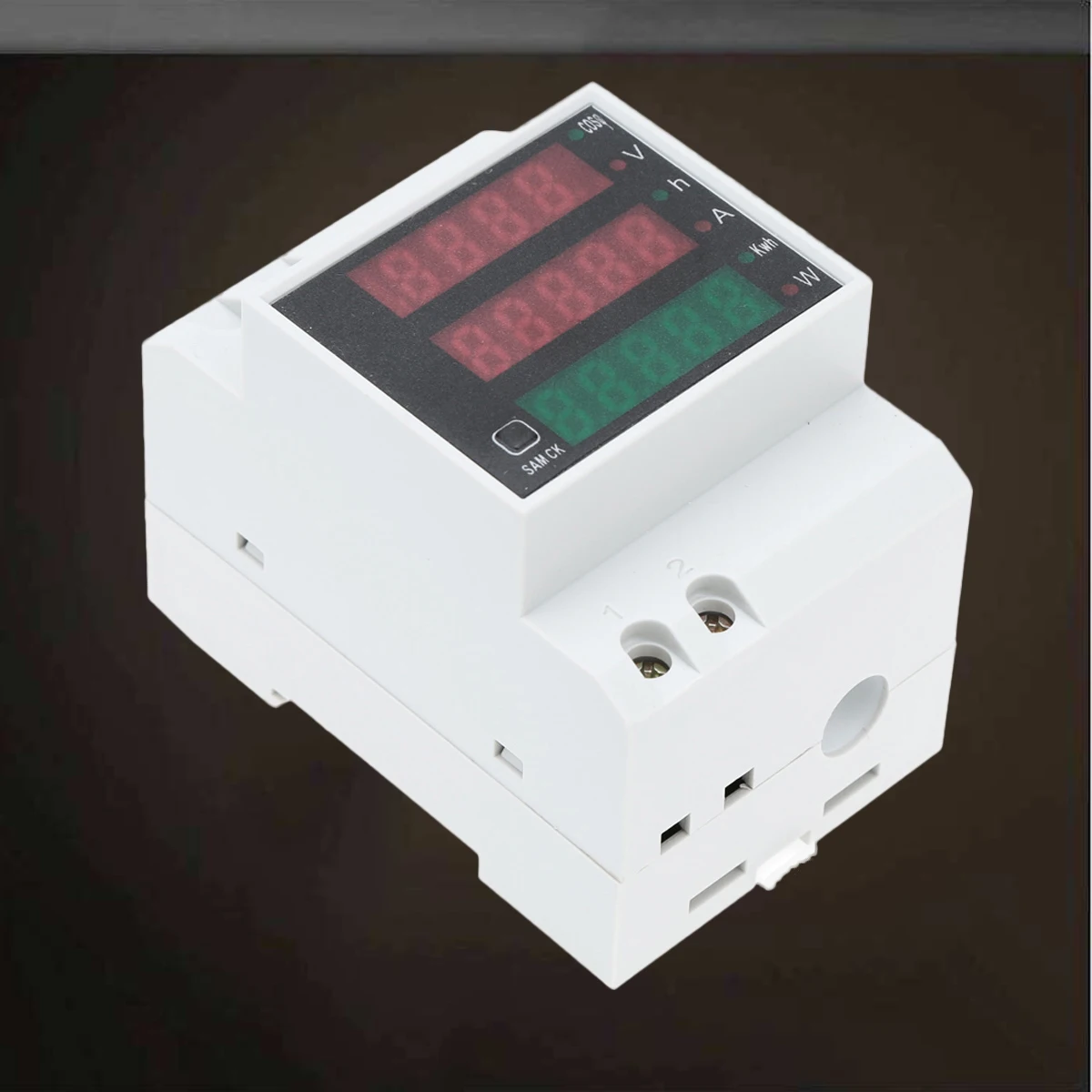 

Rail Digital Multifunction Wattmeter Voltmeter Voltage Meter Current Meter Circuit Measurement High Accuracy Wide Range LED