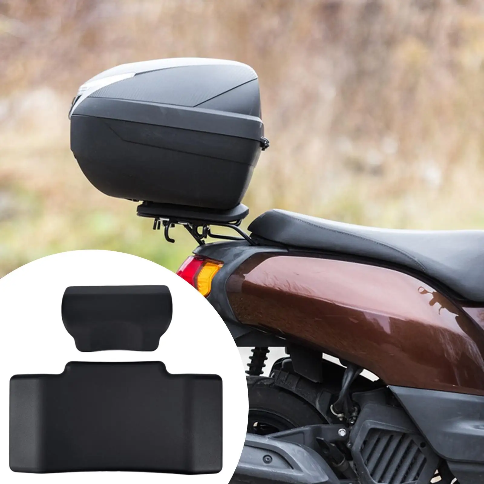 

Motorcycle Passenger Backrest Smooth Top Box Trunk Cushion for Htpp-36L