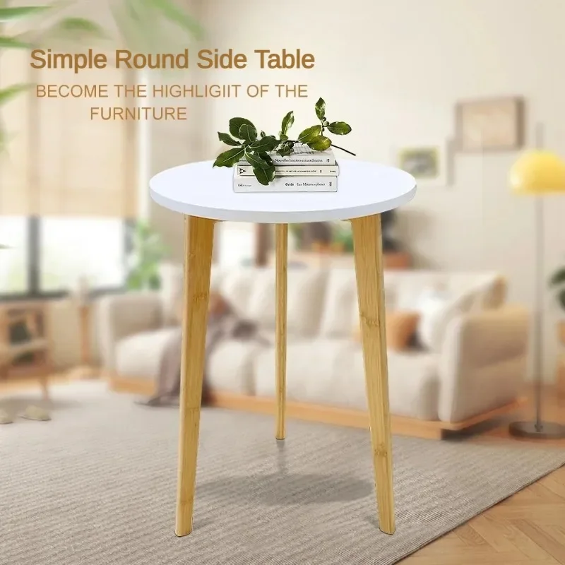 Baby Photography Furniture, Round Side Table, Small Coffee Table for Flower Pots Booksnewborn Photography Accessories