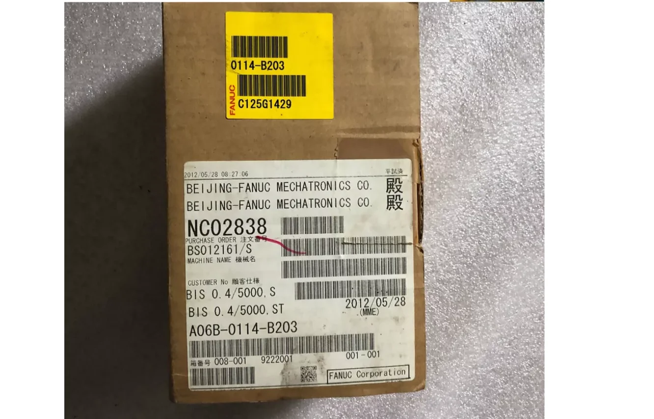 

A06B-0114-B203 New Fanuc AC Servo Motor 12 Months Warranty A06B0114B203