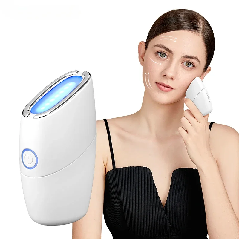 

Vibration Beauty Skin Care Facial Tightenings Massager Red Light Therapy 3 Color Microcurrent Lift Neck Massage Device