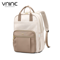 V.NINE Backpack Women Laptop 15 6 inch Waterproof Ladies Back Pack Bags with Keychain Anti Theft Multi Compartment iPad Backpack