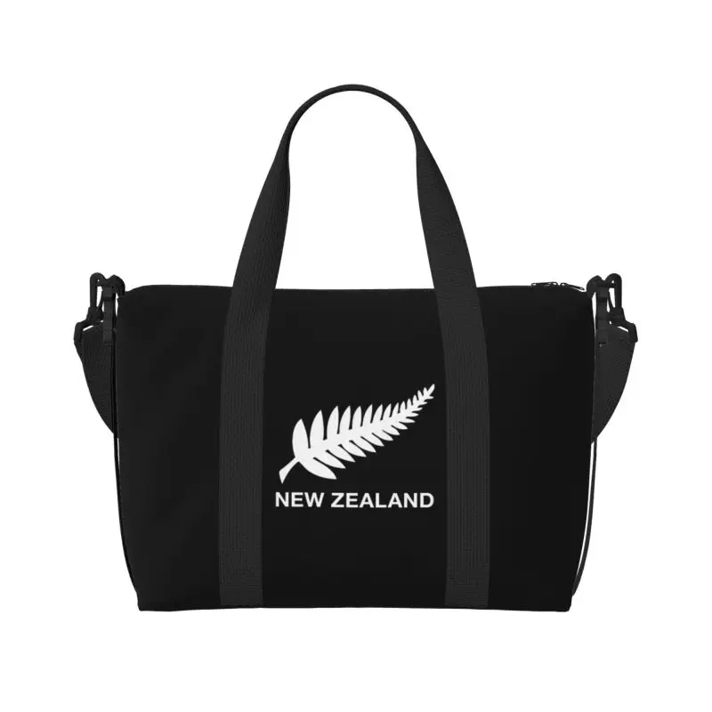 

New Zealand All Blacks Travel Duffel Bags Lightweight Waterproof Weekend Overnight Handbags Unisex Portable Casual Luggage Bag