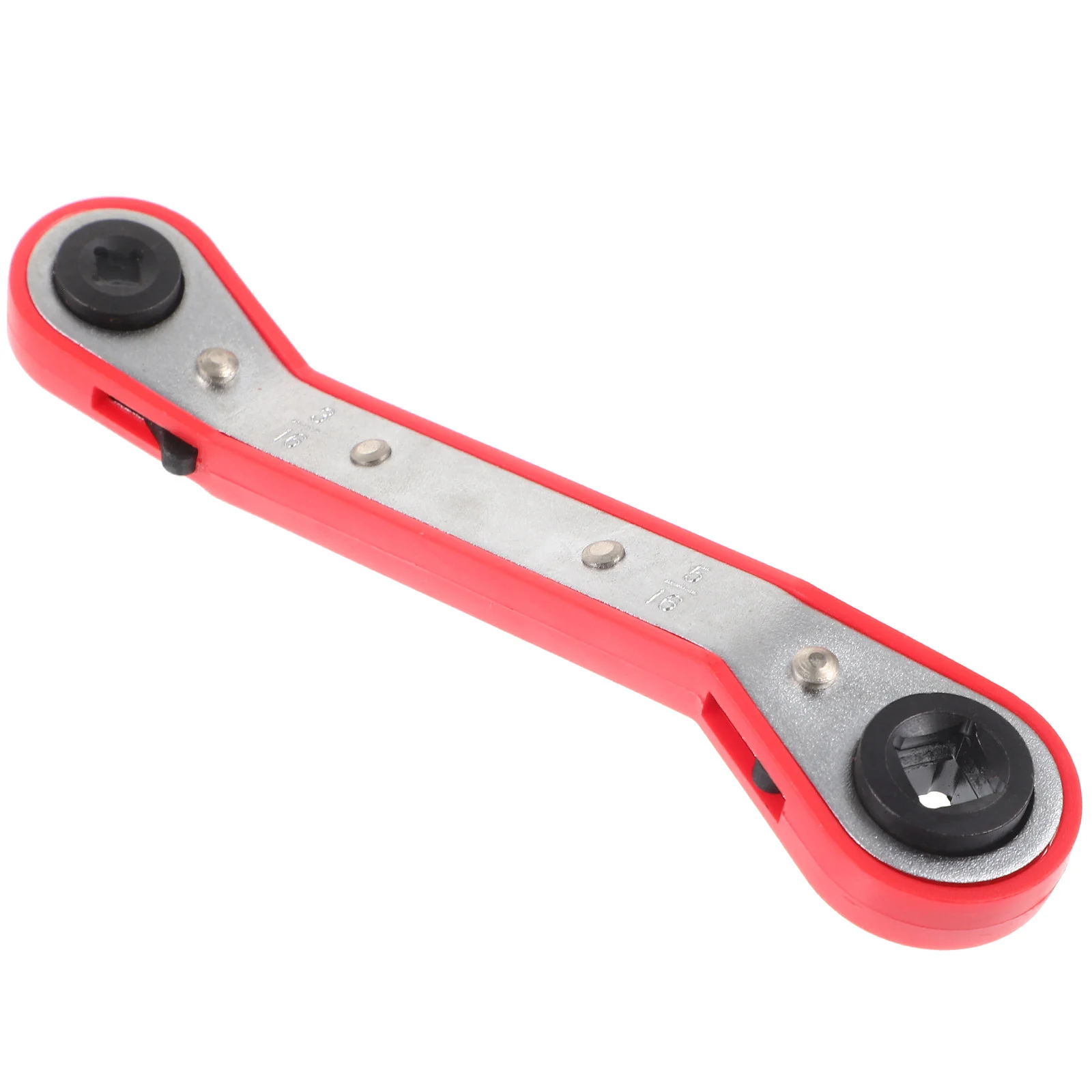 

Reversible Refrigeration Ratchet Wrench Bent Rubber Handle Wrench Air Conditioner Valve Ratchet Tool Repair Tool