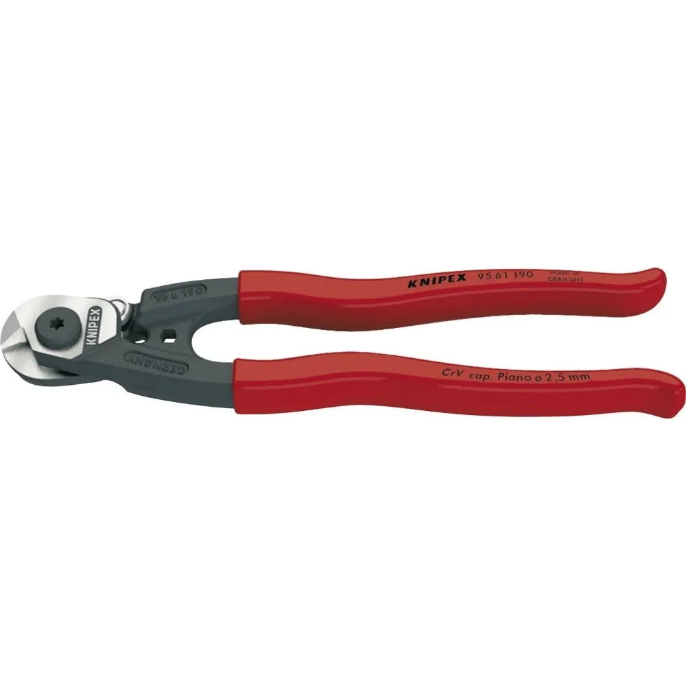 Knipex 95 61 190 SBA 7.5 Inch Wire Rope Cutting Tool
