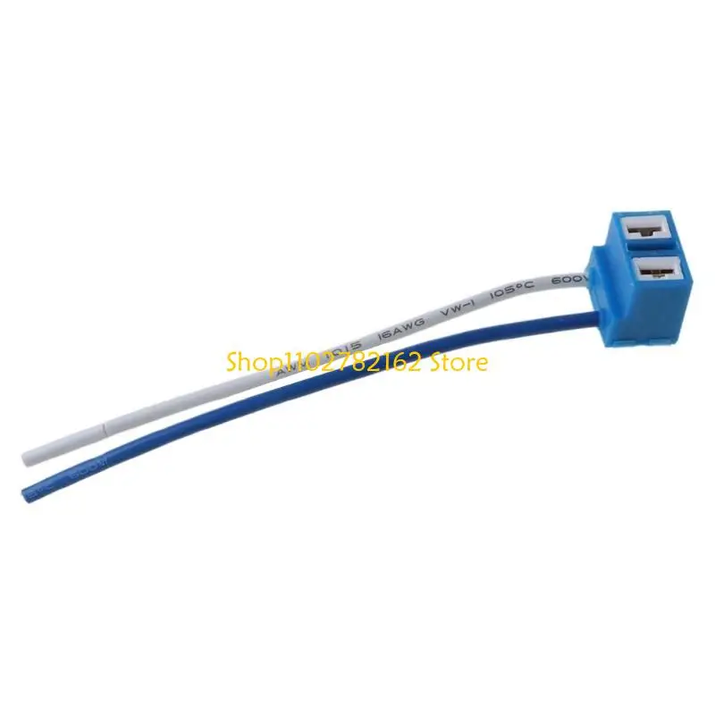 

547B 2Pcs 2Pin H7 Ceramic Headlight Socket LED Automotive Lamp Connector