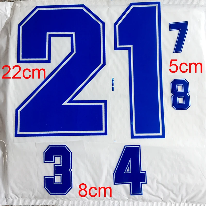 Iron on Basketball Shirt Letter Football jersey Number Clothes Hot Transfer Sticker