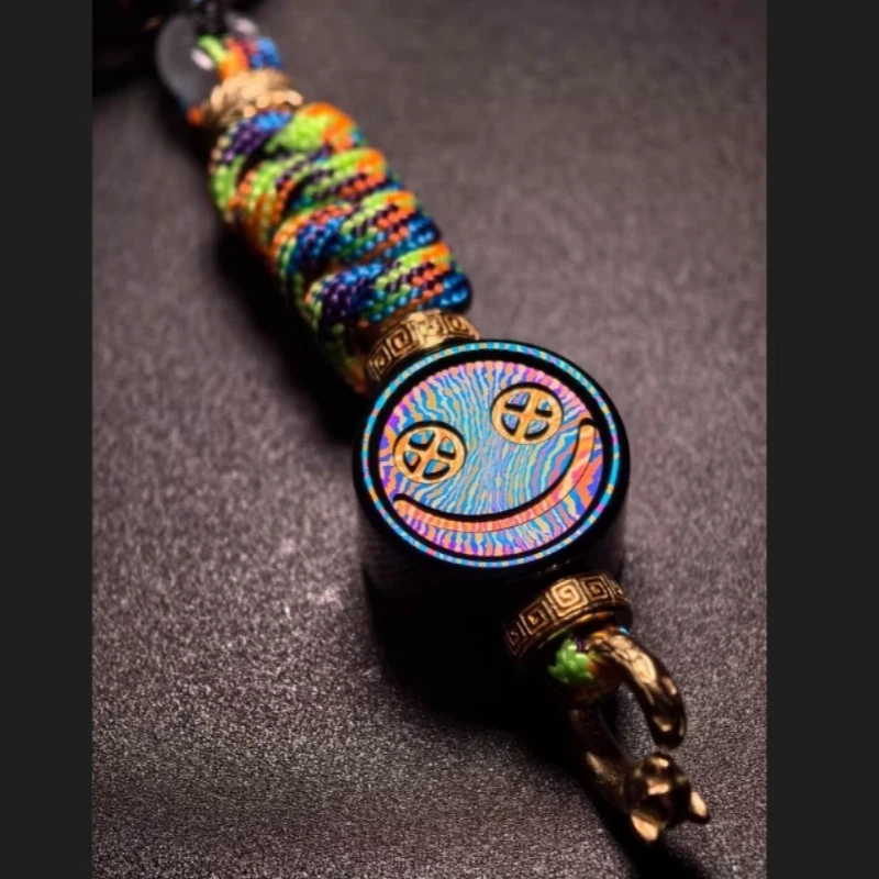 

Smiley Edc Pendant, Pendant Umbrella Rope Pendant, Tail Pendant DIY Accessories, Keychain