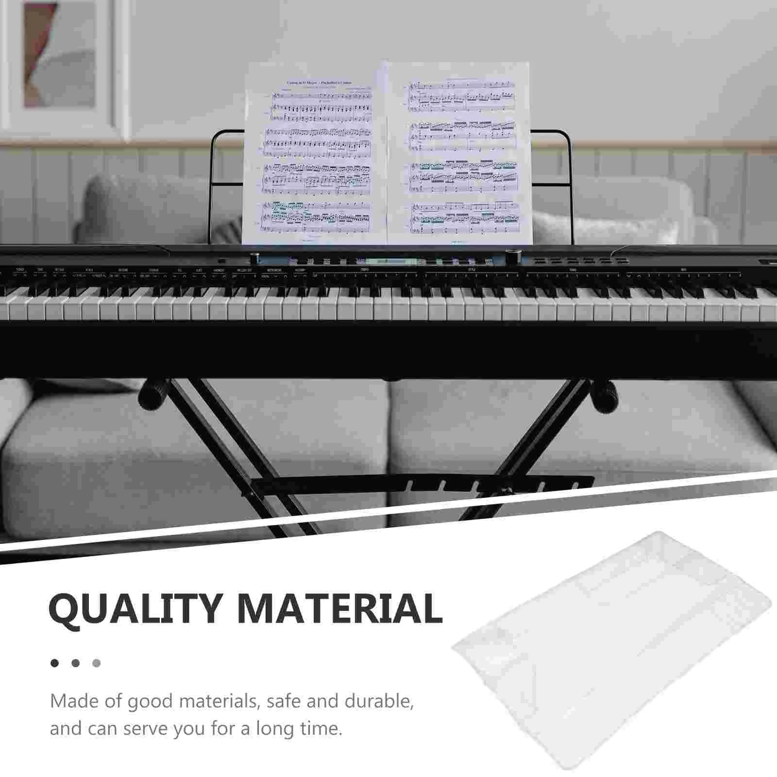 Digital Electronic Piano Cover Dust Frosted Transparent Instrument (frosted 88-key Cover) Keyboard Protective for Keys Peva